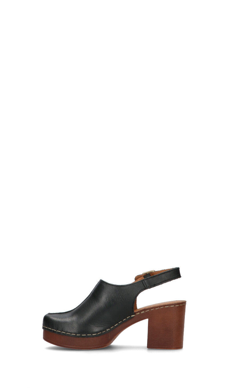 VARIOPINTO Slingback donna nera in pelle
