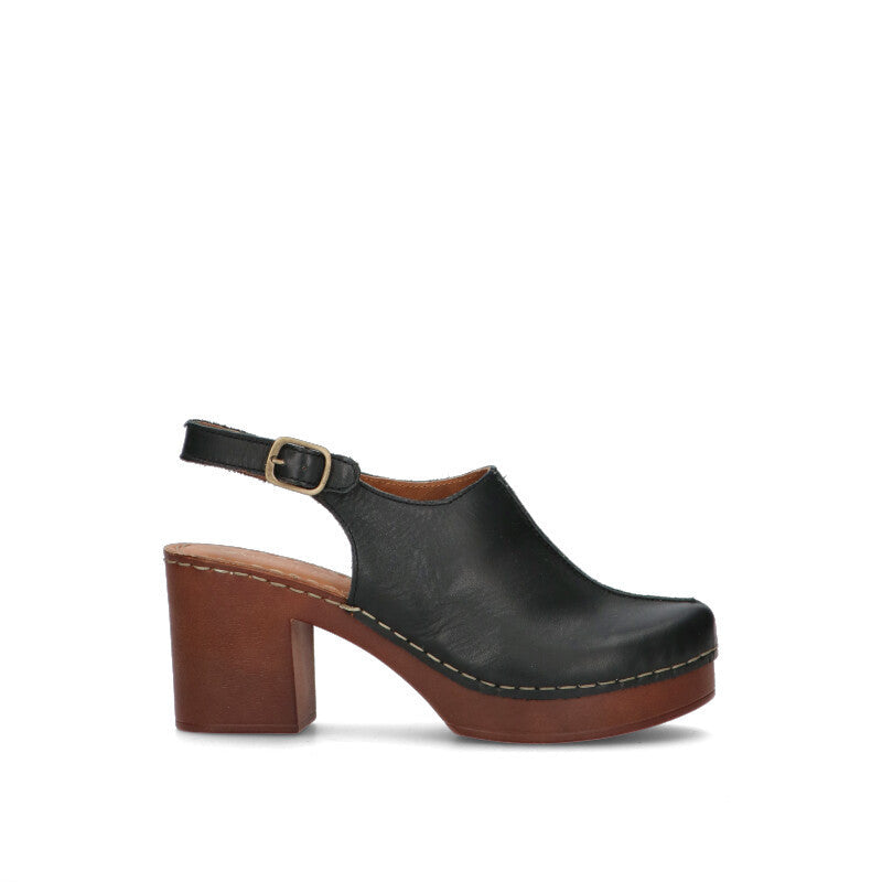 VARIOPINTO Slingback donna nera in pelle