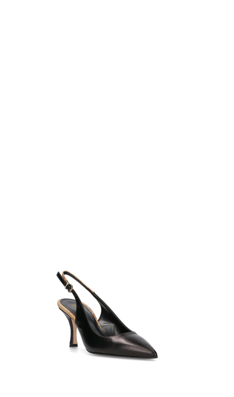 ALVIERO MARTINI Slingback donna nera in pelle