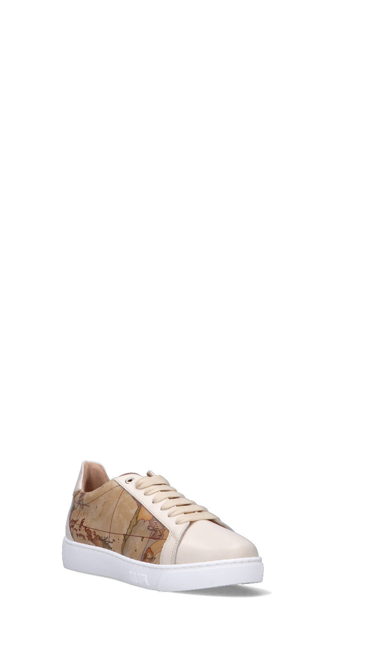 ALVIERO MARTINI Sneaker donna beige in pelle