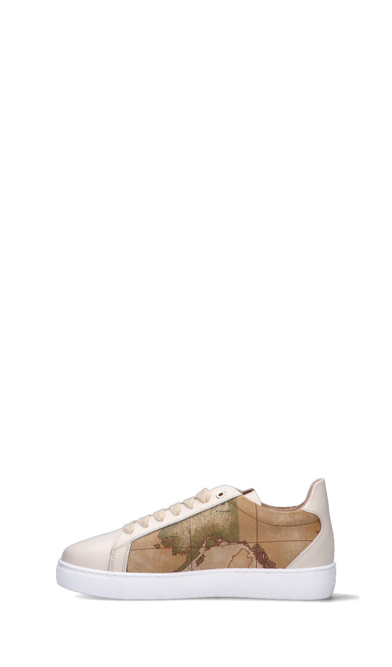 ALVIERO MARTINI Sneaker donna beige in pelle