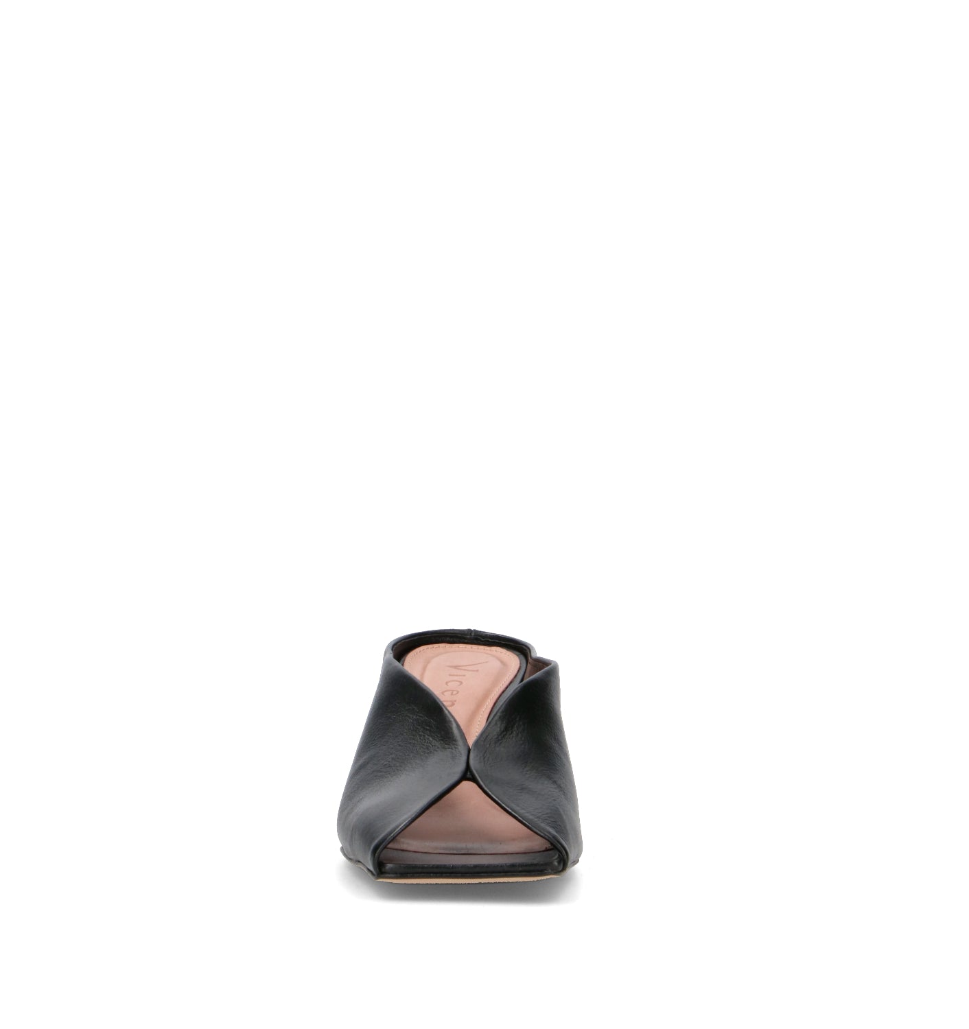 VICENZA Sabot donna nero in pelle