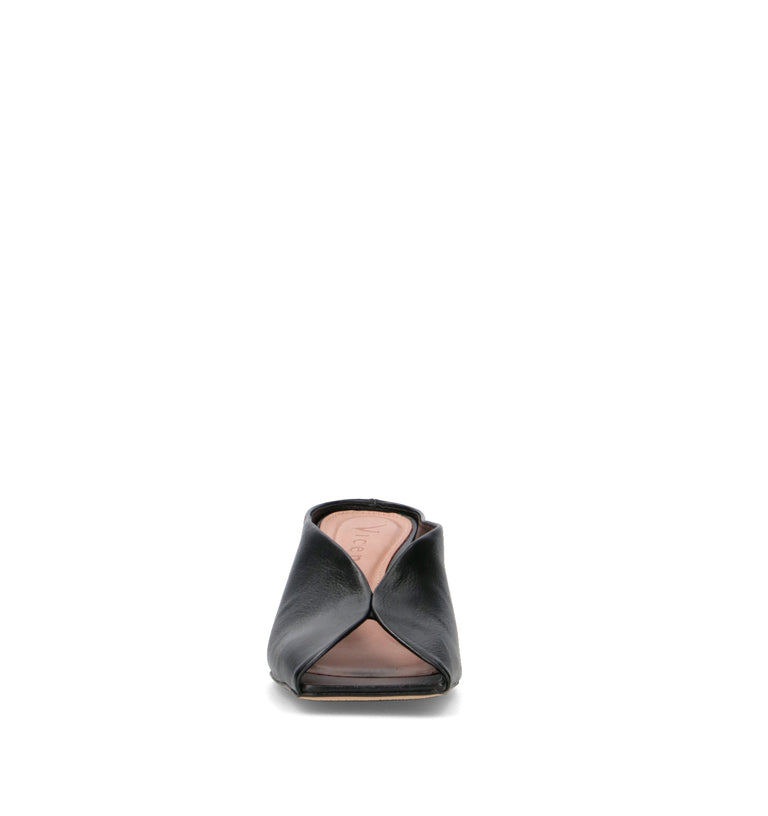 VICENZA Sabot donna nero in pelle