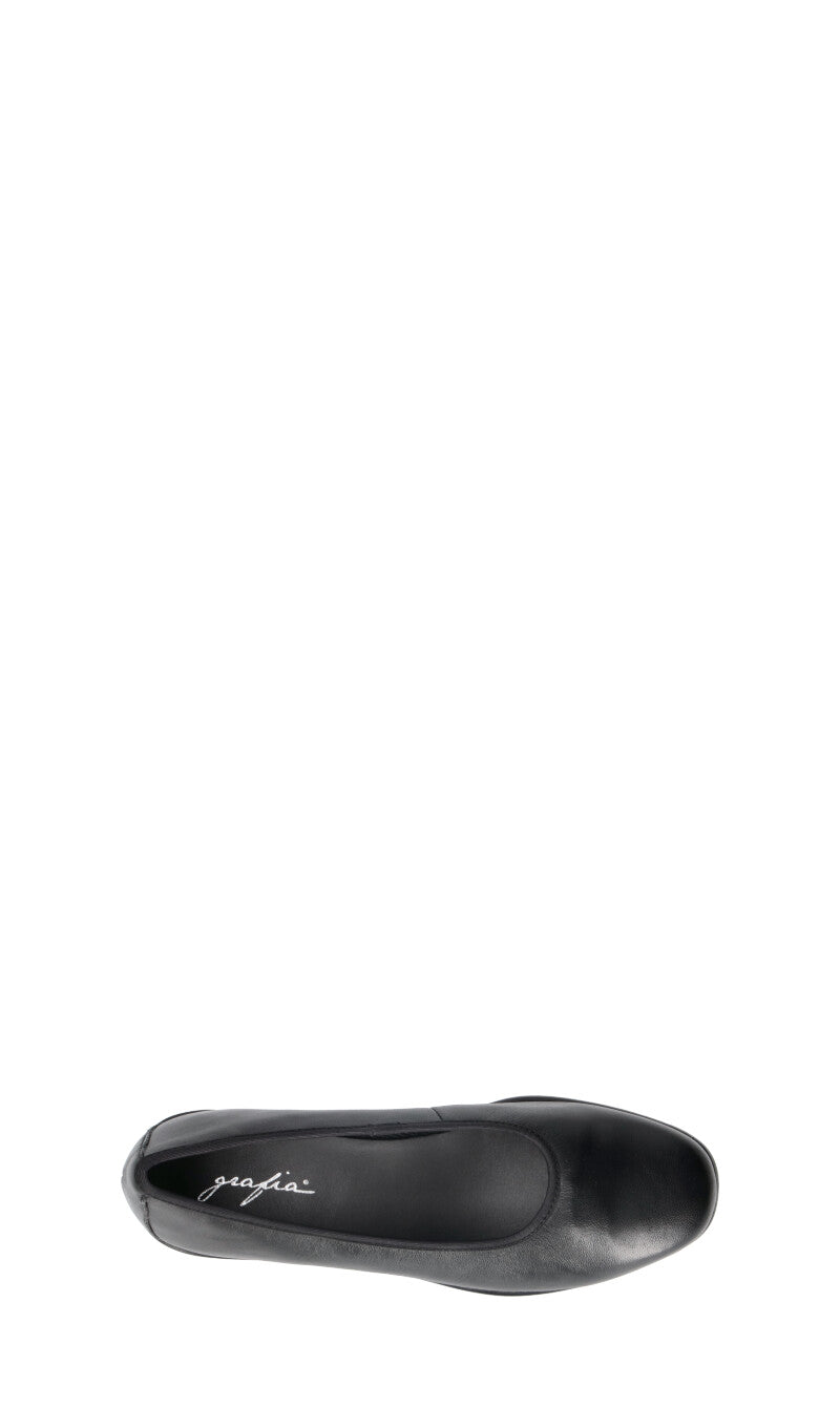 GRAFIA Ballerina donna nera in pelle