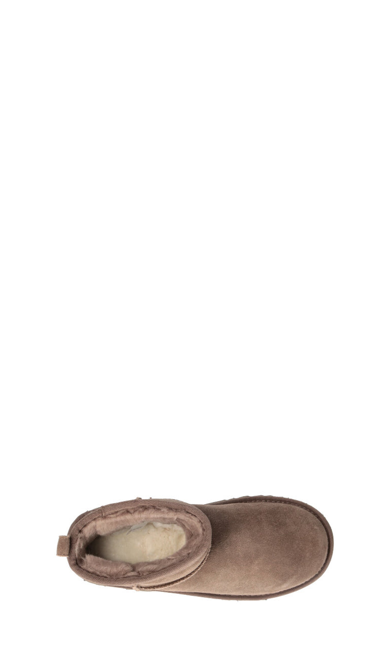 UGG - CLASSIC ULTRA MINI NEHEIGHTS Ugg ragazzo hickory in suede