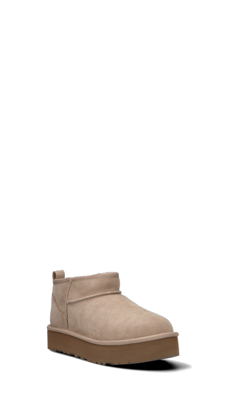 UGG - CLASSIC ULTRA MINI PLATFORM Ugg ragazzo sabbia in suede