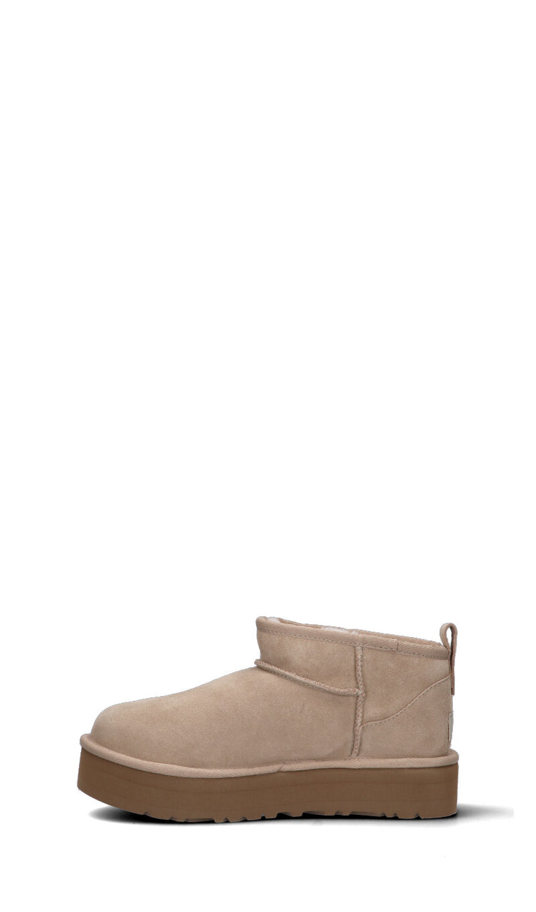 UGG - CLASSIC ULTRA MINI PLATFORM Ugg ragazzo sabbia in suede