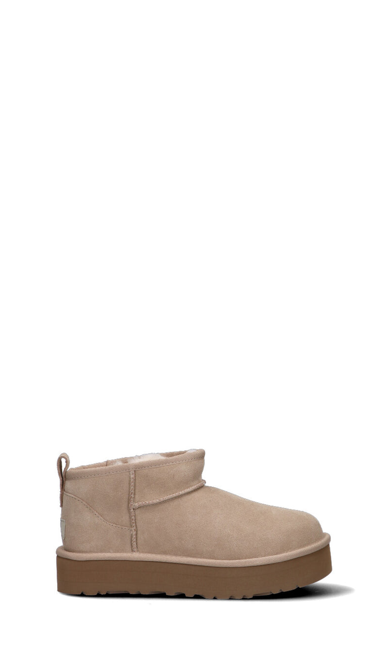 UGG - CLASSIC ULTRA MINI PLATFORM Ugg ragazzo sabbia in suede