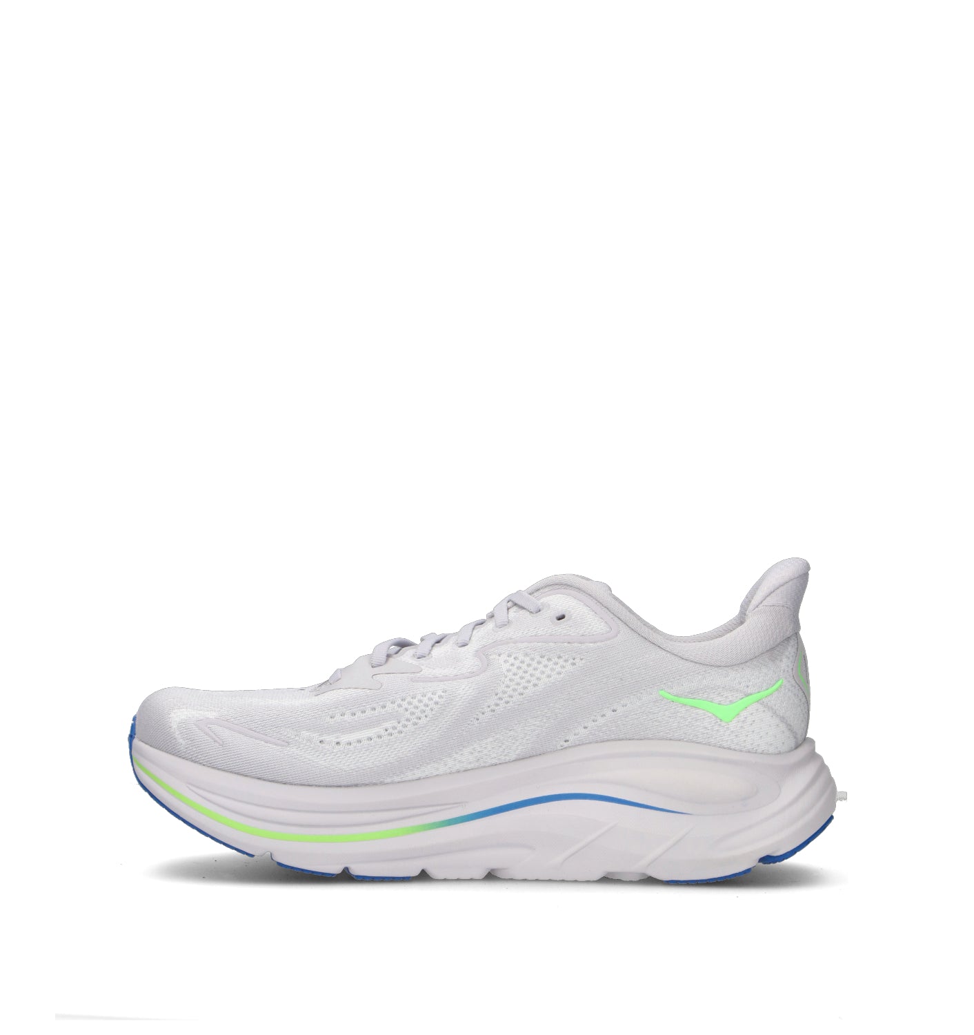 HOKA ONE ONE M CLIFTON 10 Scarpa running uomo ash grey/neon green