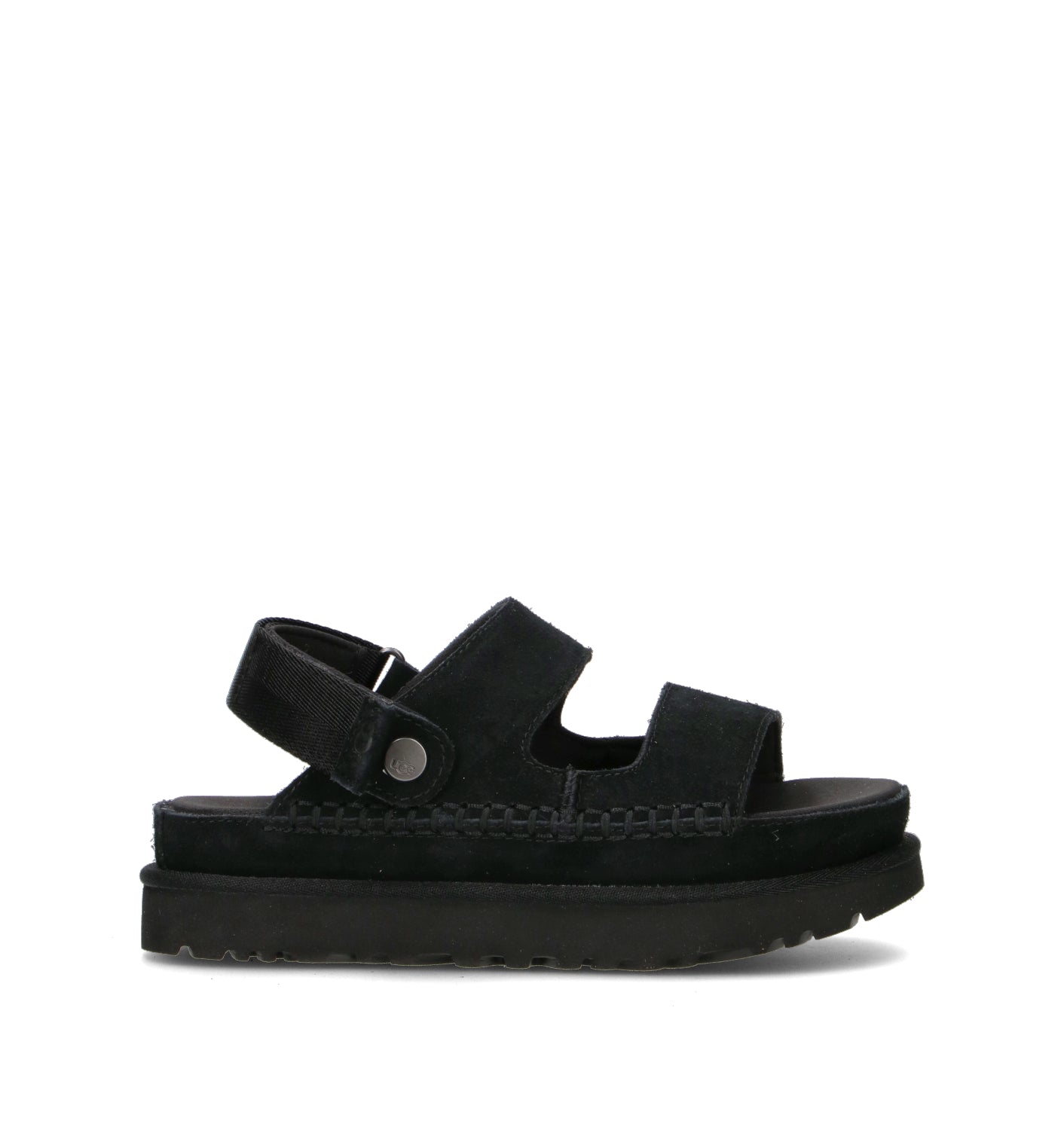 UGG GOLDENSTAR GLIDE Sandalo donna nero in suede