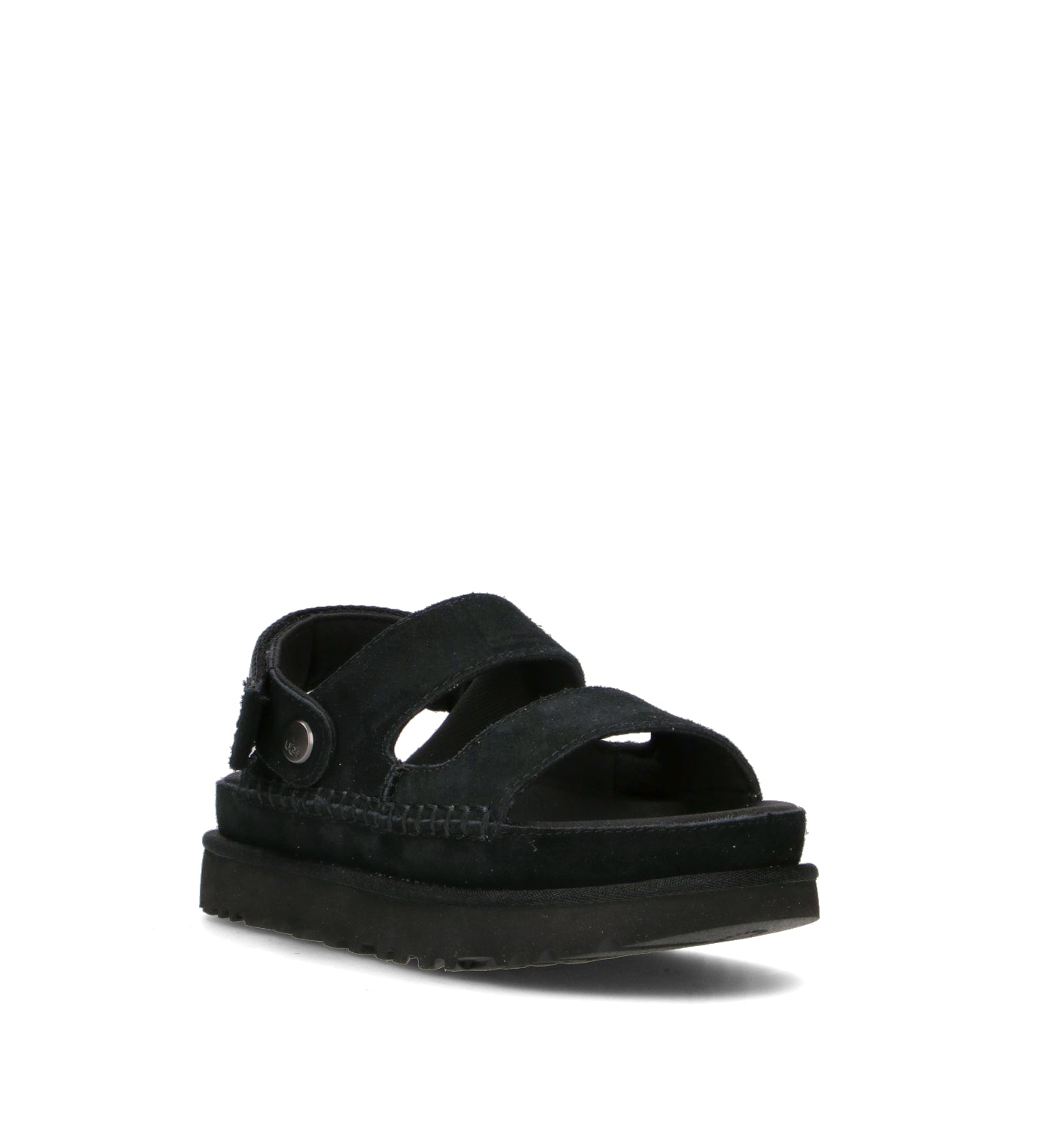 UGG GOLDENSTAR GLIDE Sandalo donna nero in suede