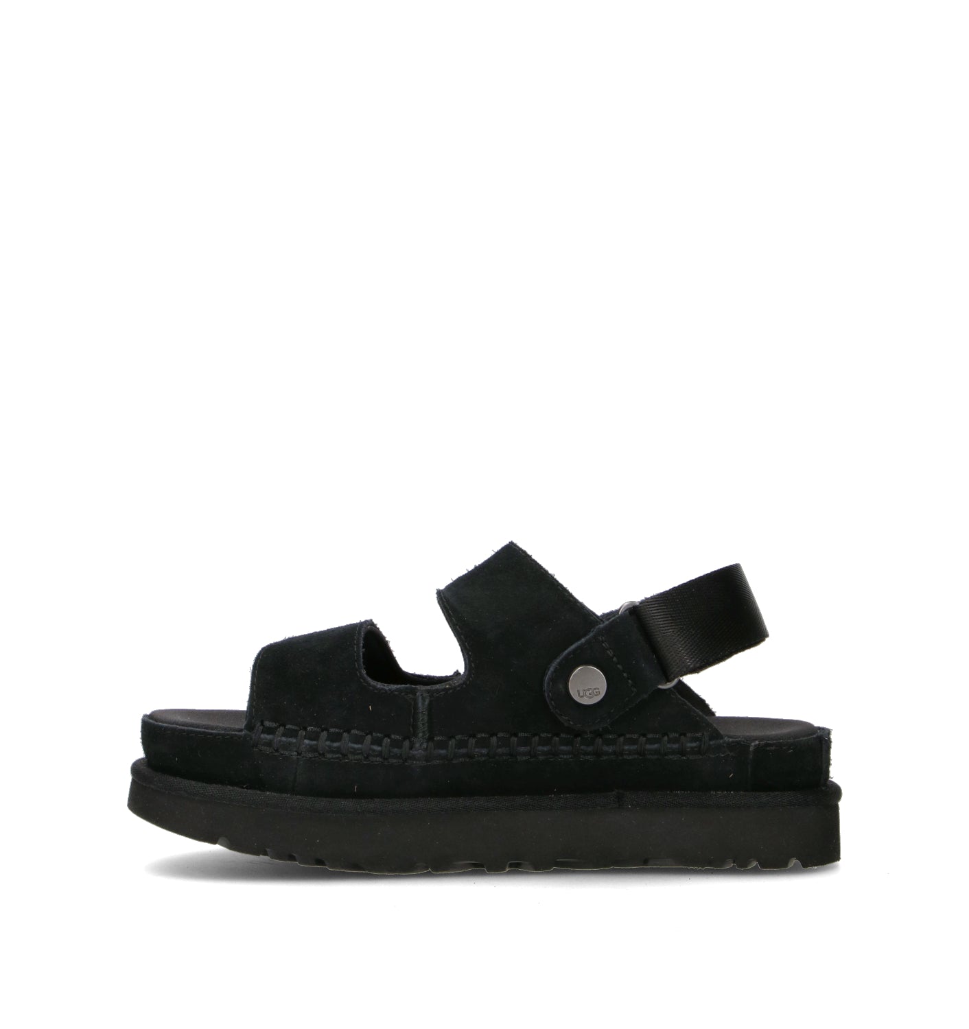 UGG GOLDENSTAR GLIDE Sandalo donna nero in suede