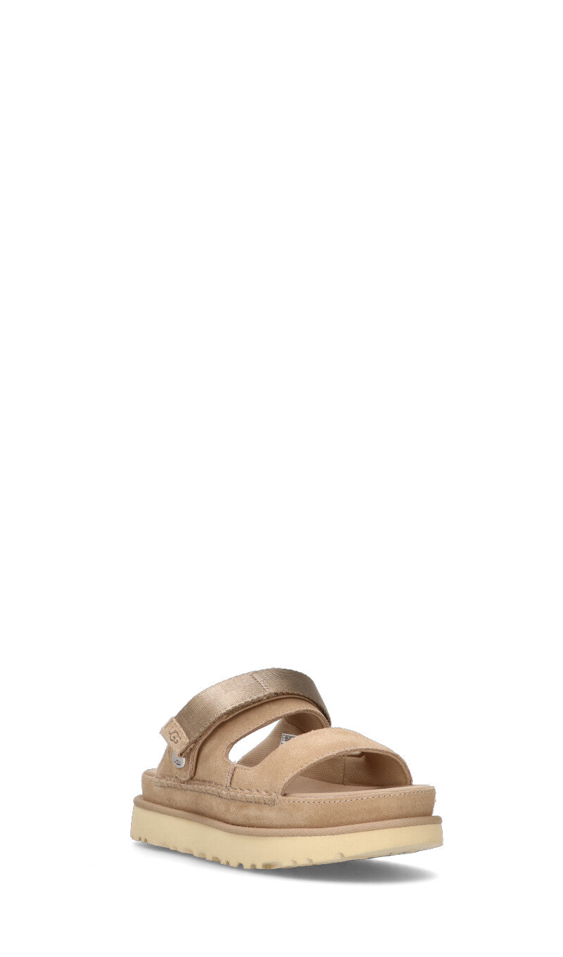 UGG W GOLDENSTAR GLIDE Sandalo donna sabbia in suede