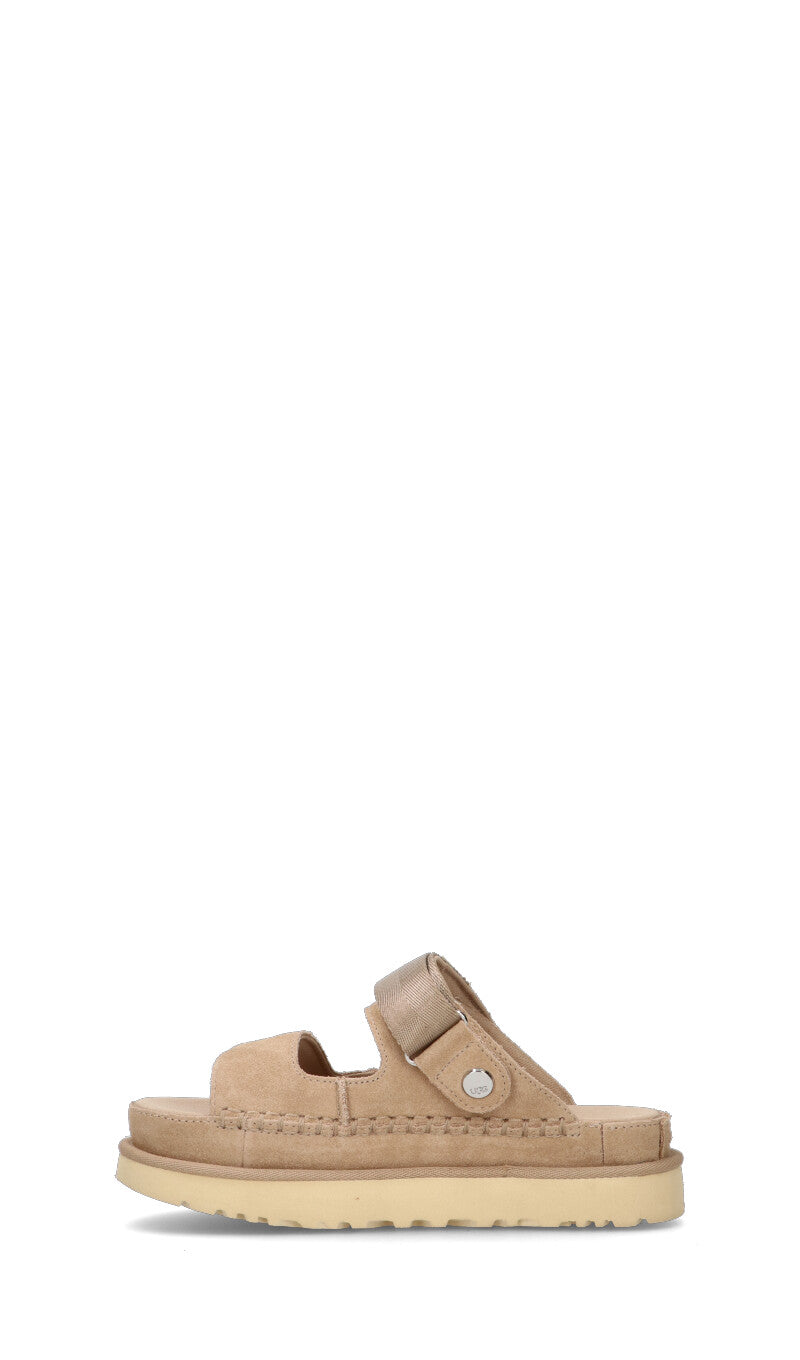 UGG W GOLDENSTAR GLIDE Sandalo donna sabbia in suede