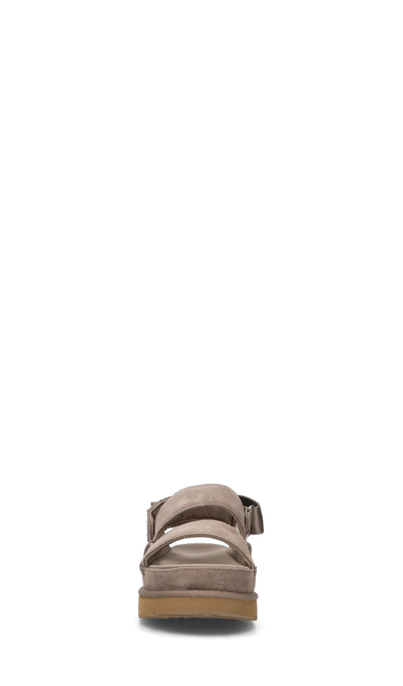 UGG W GOLDENSTAR GLIDE Sandalo donna grigio in suede