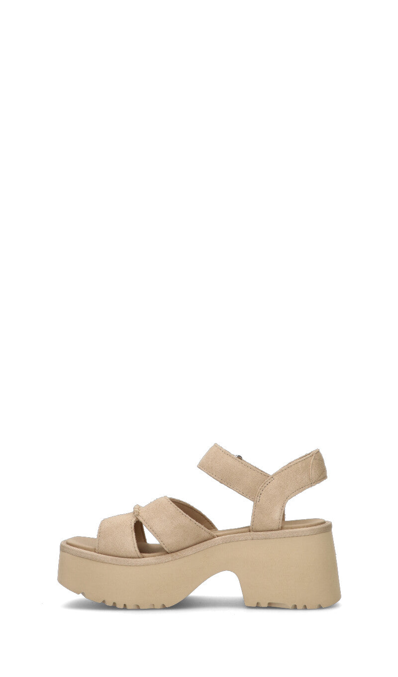 UGG NEW HEIGHTS ANKLE STRAP Sandalo donna beige in suede