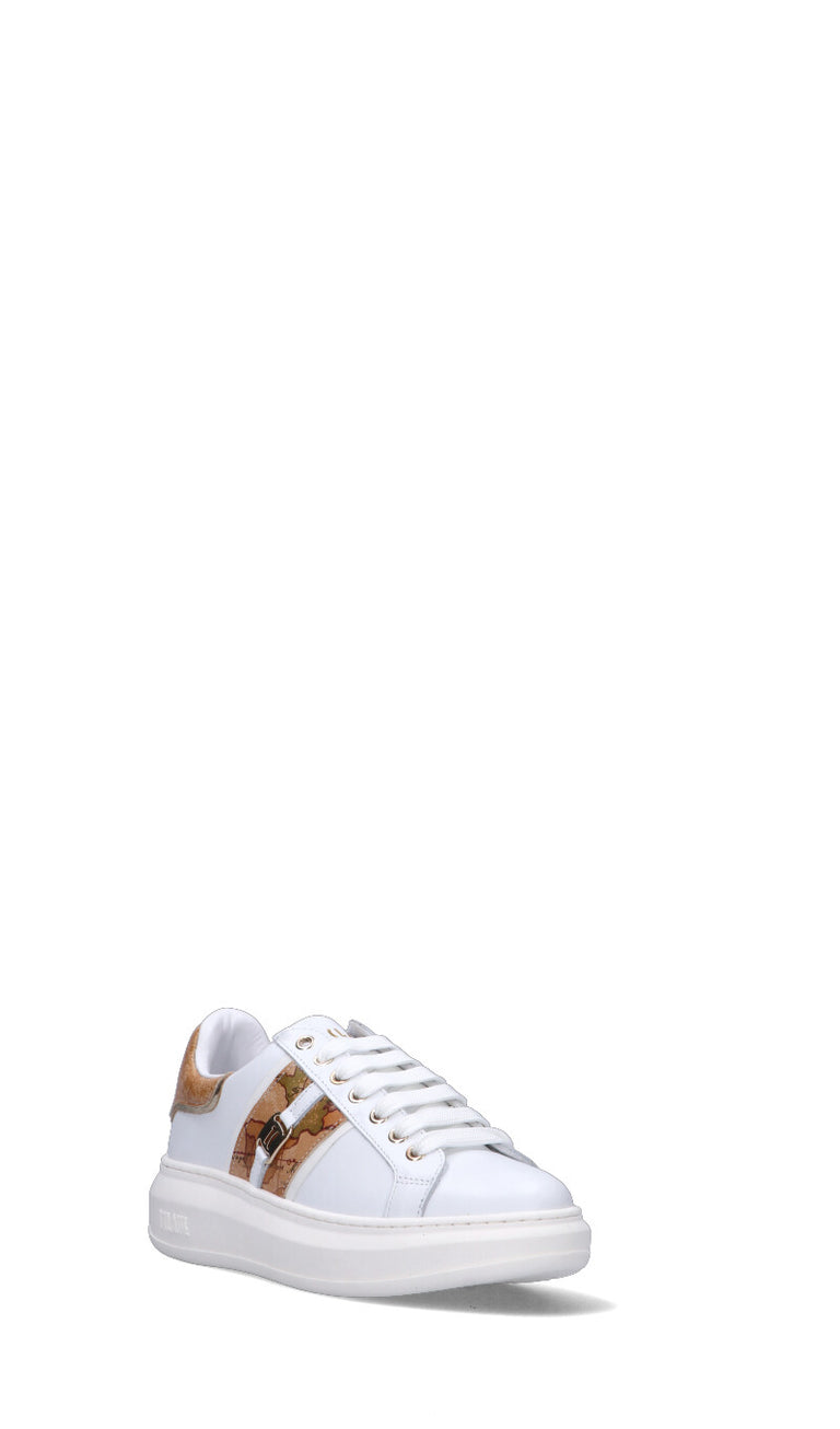 ALVIERO MARTINI Sneaker ragazza bianca in pelle