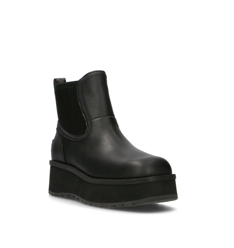 UGG W CITYFUNC CHELSEA Tronchetto donna nero in pelle