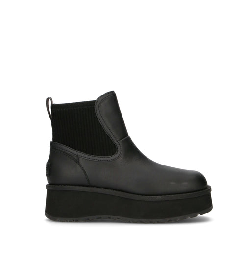 UGG W CITYFUNC CHELSEA Tronchetto donna nero in pelle