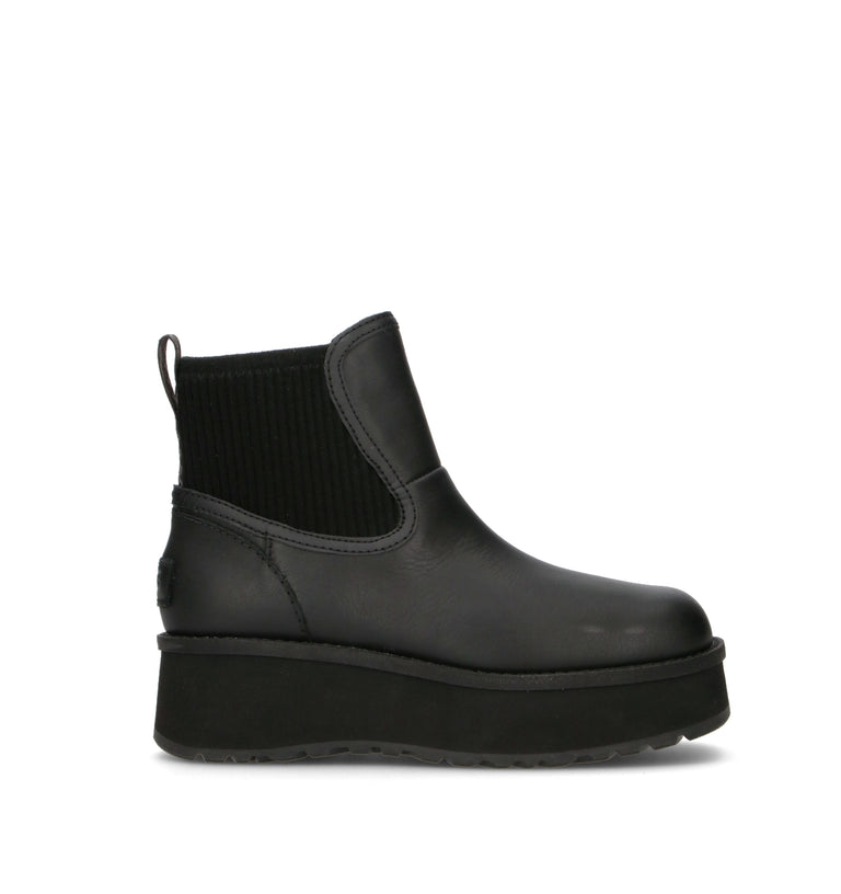 UGG W CITYFUNC CHELSEA Tronchetto donna nero in pelle