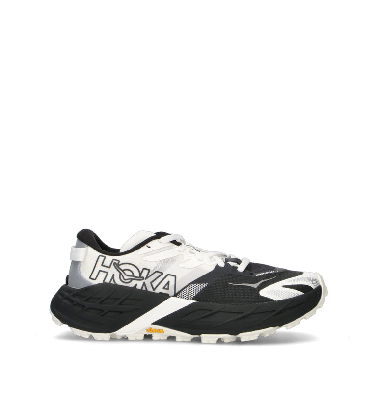 HOKA ONE ONE W SPEEDGOAT 7 Scarpa trail running uomo nera/bianca