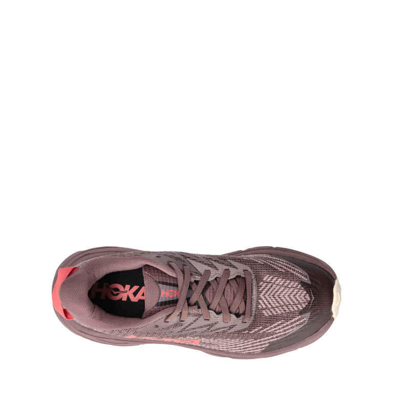HOKA ONE ONE W CHALLENGER 8 GTX Scarpa trail running donna bordeaux in gore-tex