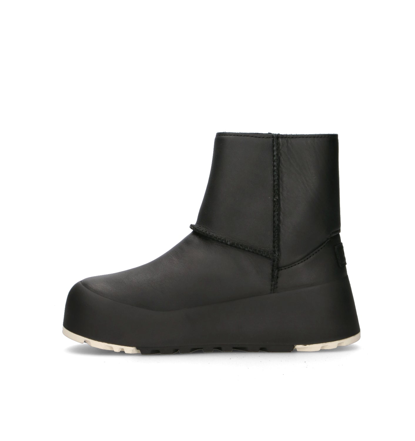 UGG Stivaletto pelo donna nera in pelle