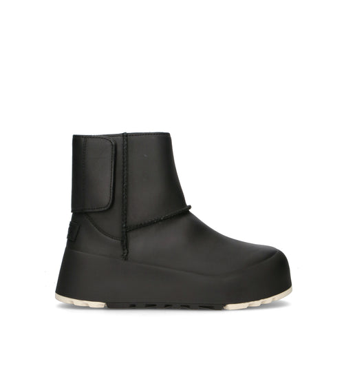 UGG Stivaletto pelo donna nera in pelle