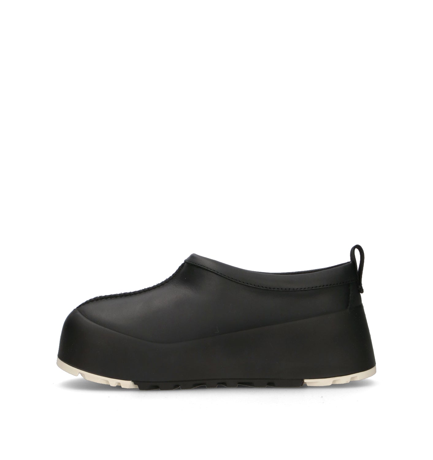 UGG W TASMAN STREETSCAPE LTHR Sabot donna nero in pelle
