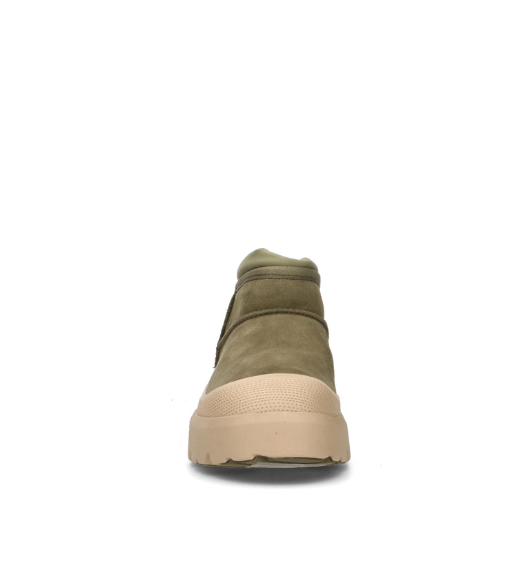UGG M CL ULTRA MINI WEATHER HYBRID Stivaletto pelo uomo burnt olive/mustard seed waterproof