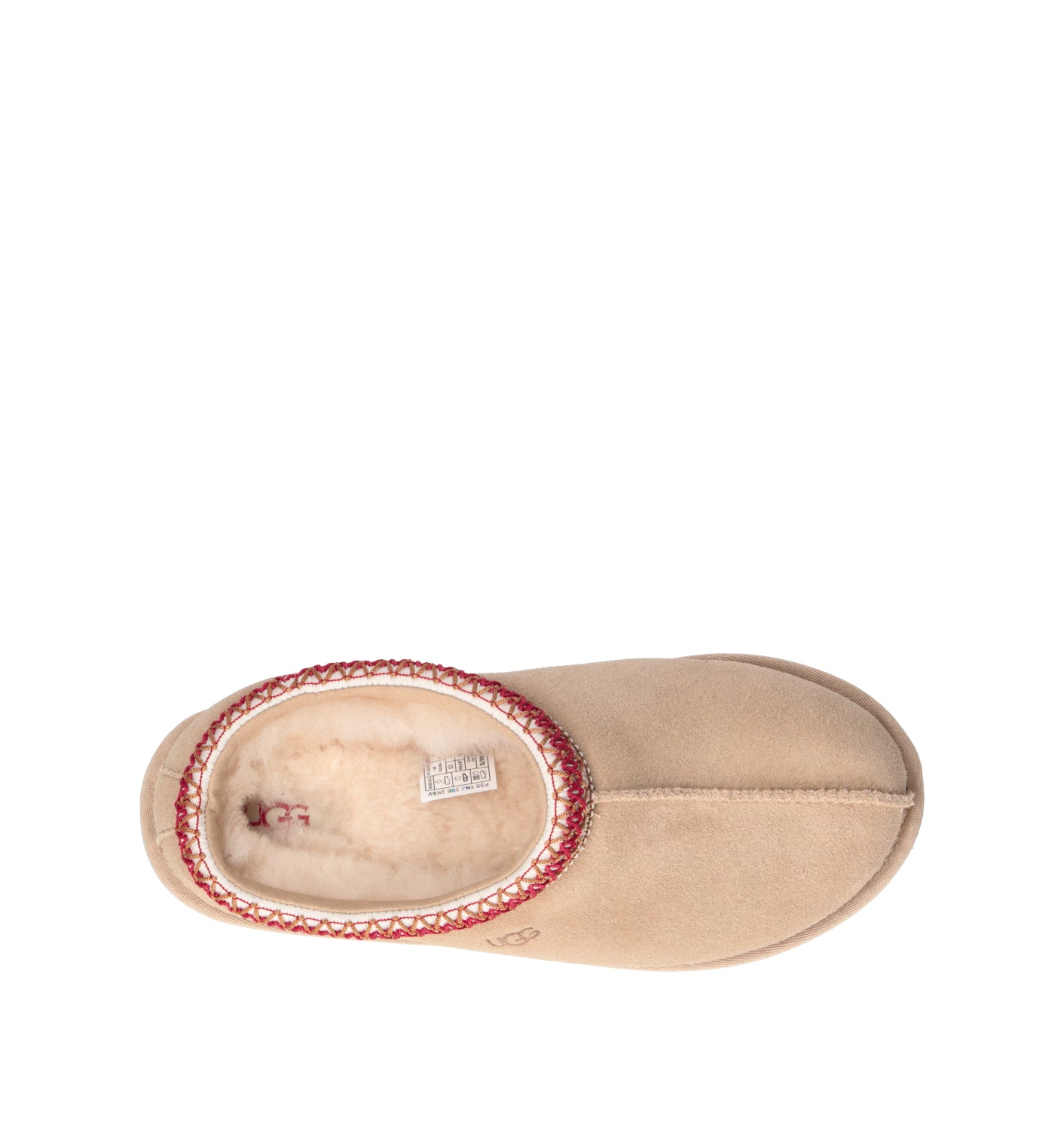 UGG W TASMAN II Sabot donna driftwood/biking red in suede