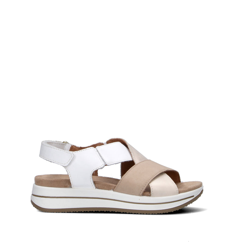 IGI&CO Sandalo donna taupe in nabuk