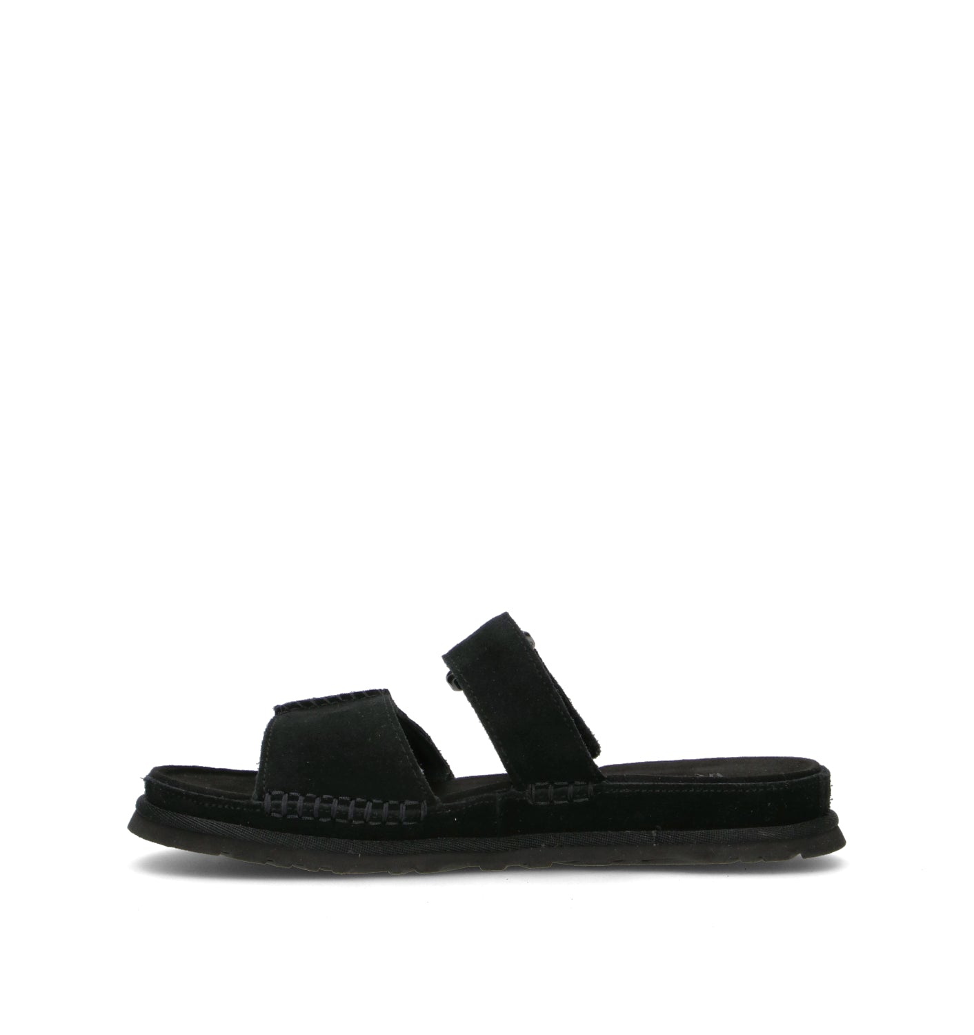 UGG W GOLDENGAZE SLIDE Ciabatta donna nera in suede