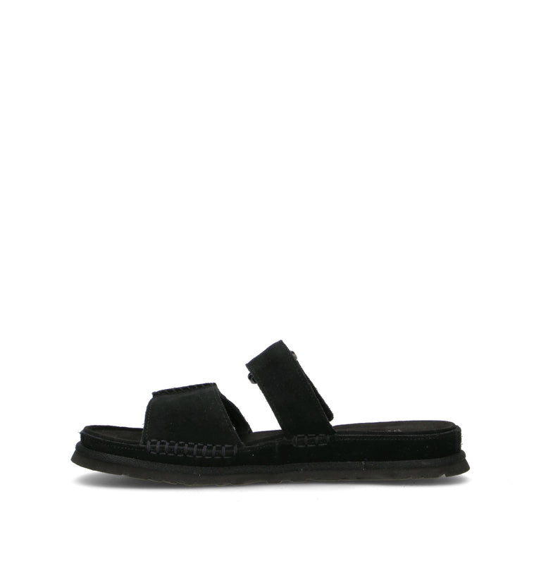 UGG W GOLDENGAZE SLIDE Ciabatta donna nera in suede