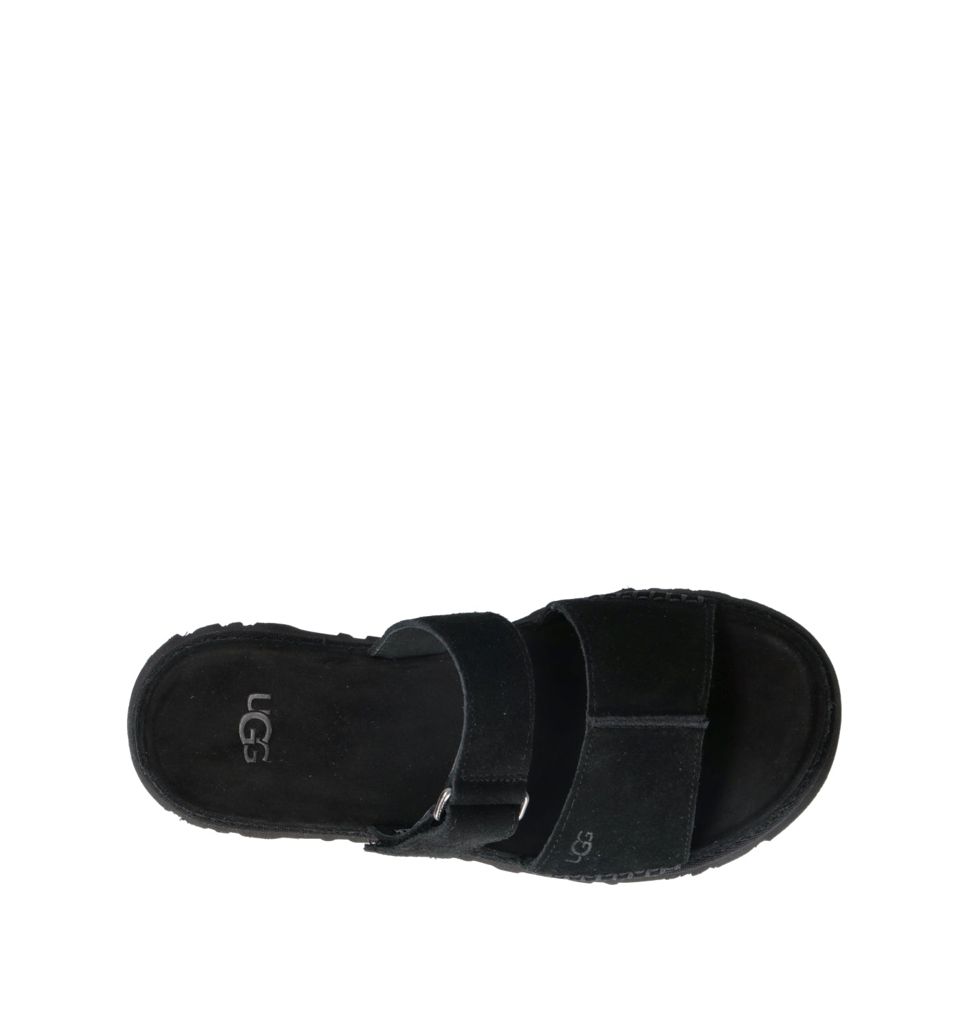 UGG W GOLDENGAZE SLIDE Ciabatta donna nera in suede