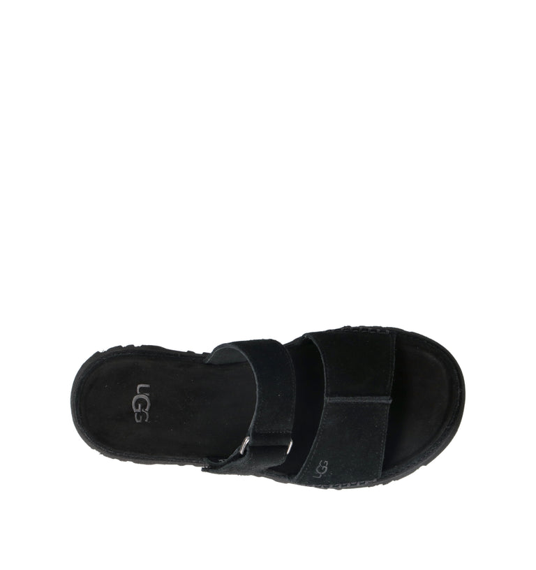 UGG W GOLDENGAZE SLIDE Ciabatta donna nera in suede