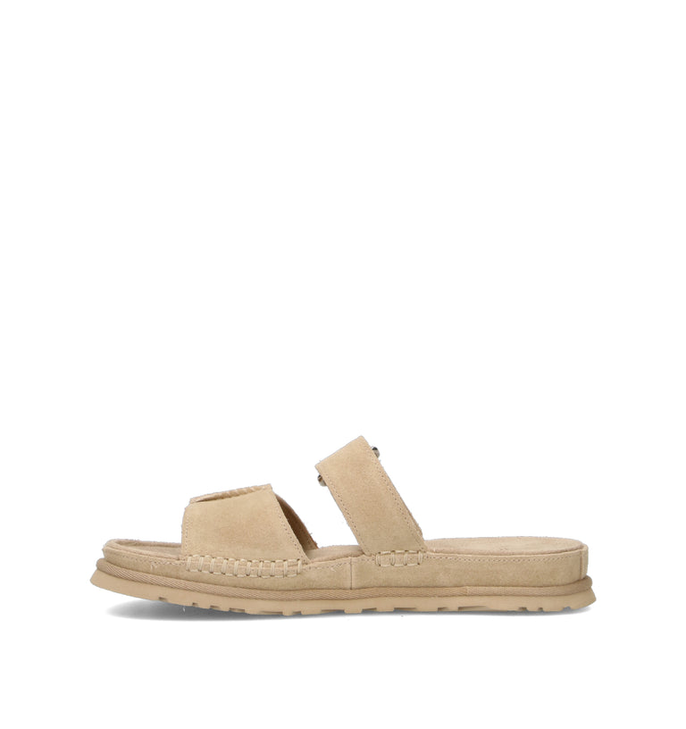 UGG W GOLDENGAZE SLIDE Ciabatta donna mustard seed in suede