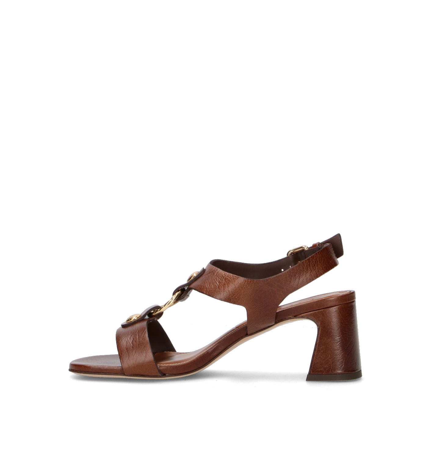 VICENZA Sandalo donna testa di moro in pelle