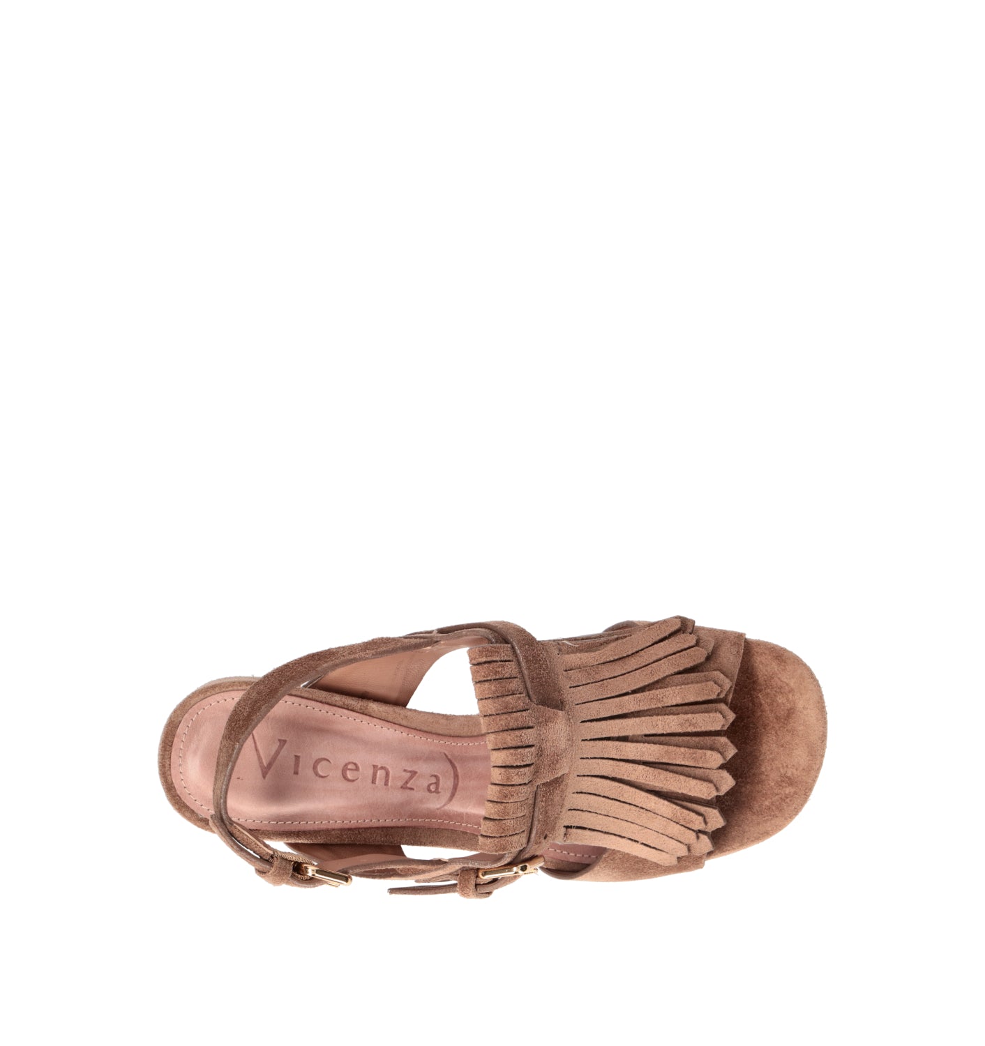 VICENZA Sandalo donna beige in suede