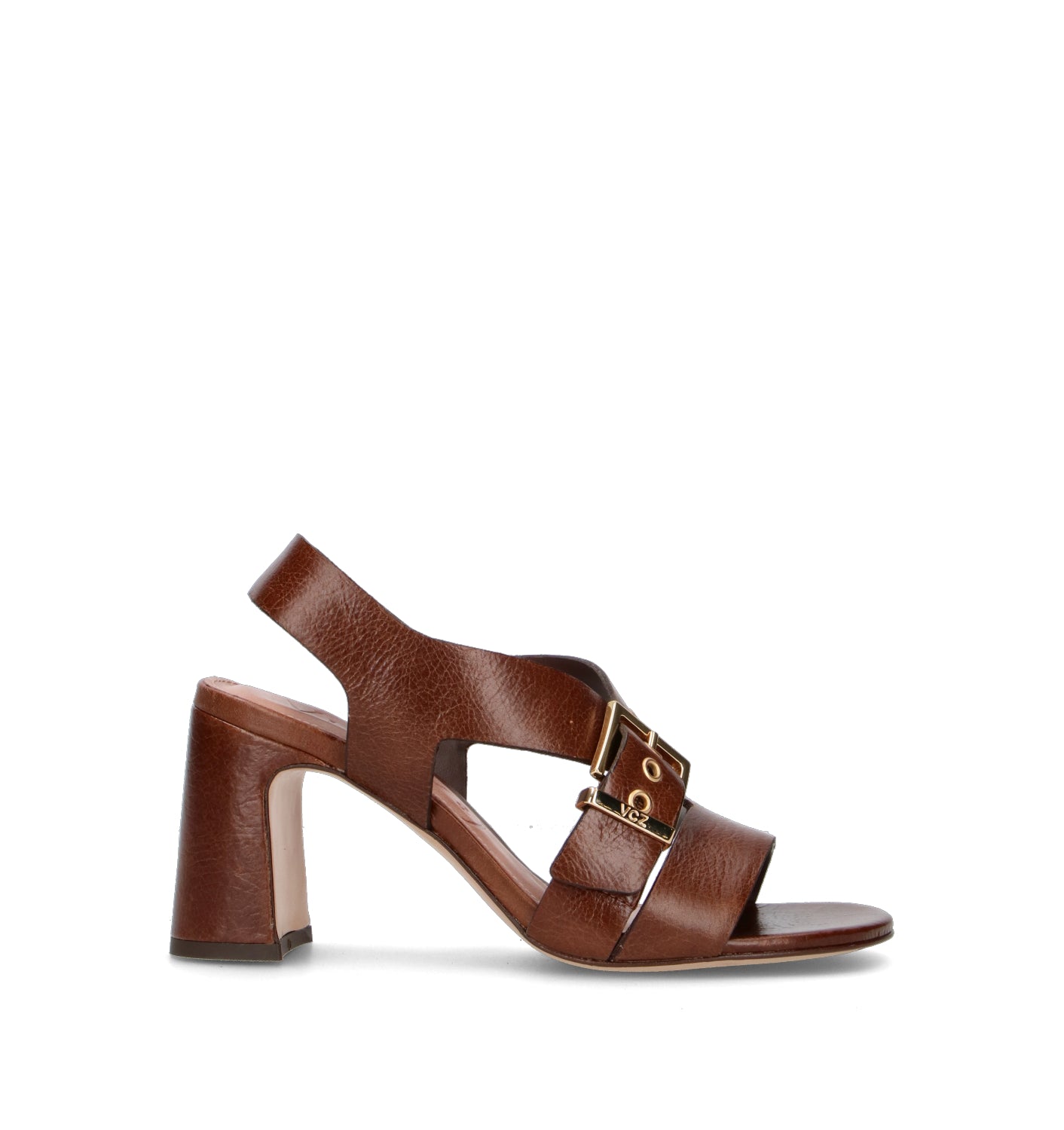 VICENZA Sandalo donna marrone in pelle