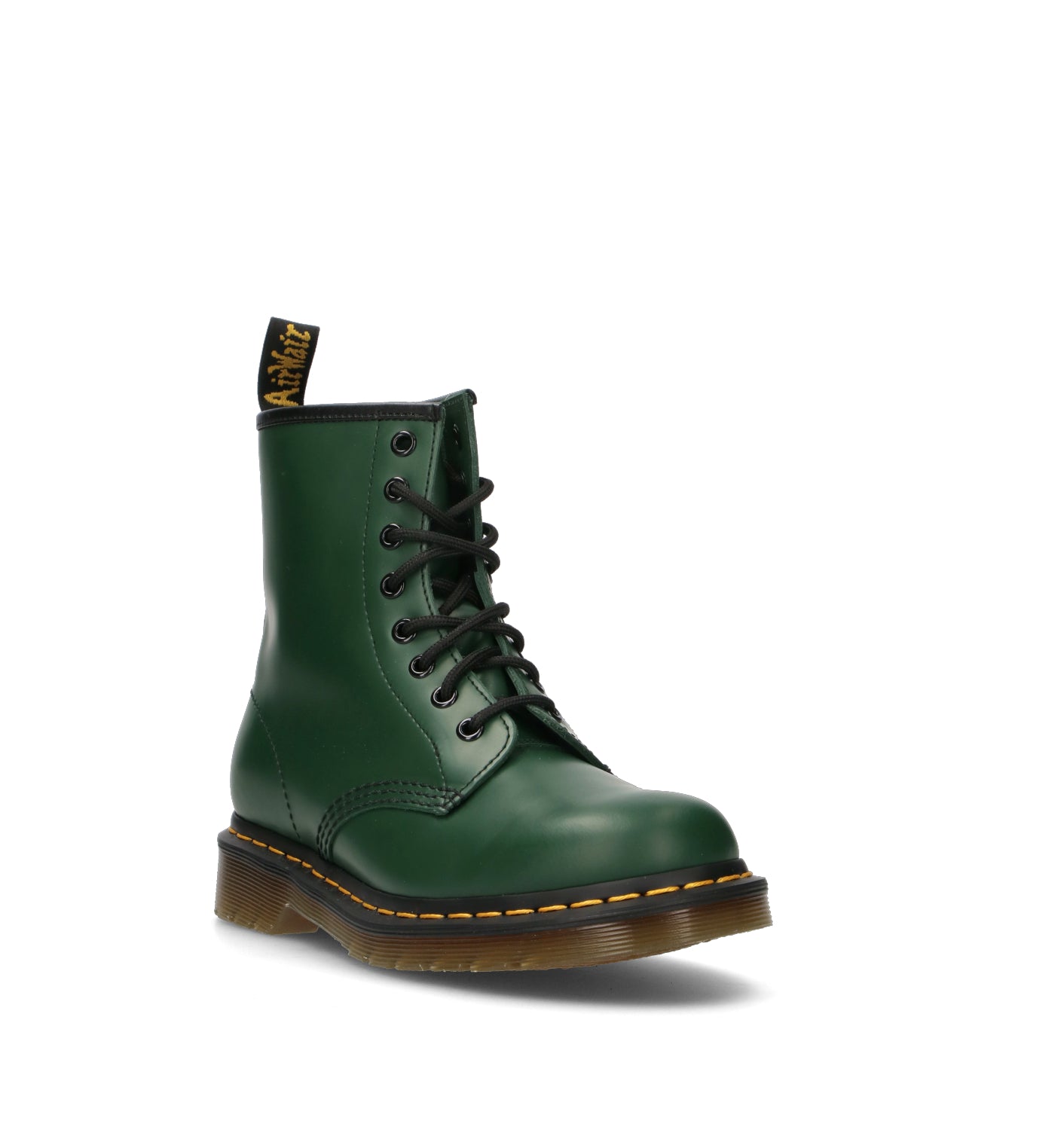 DR. MARTENS 1460 Anfibio donna verde in pelle