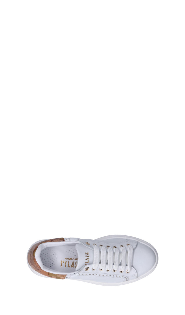 ALVIERO MARTINI Sneaker ragazza bianca in pelle