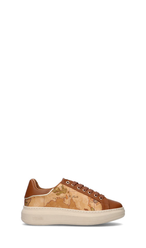 ALVIERO MARTINI Sneaker ragazza marrone in pelle