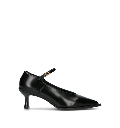 VICENZA Décolleté donna nero in pelle