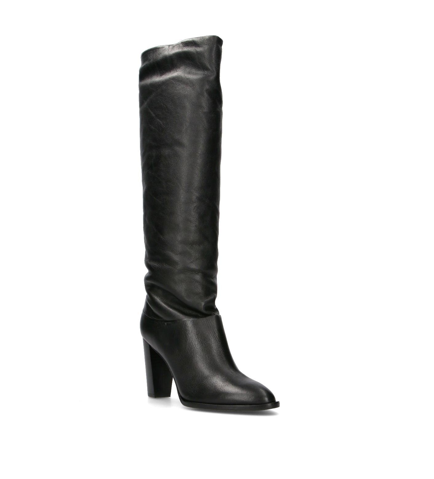 VICENZA Stivale donna nero in pelle