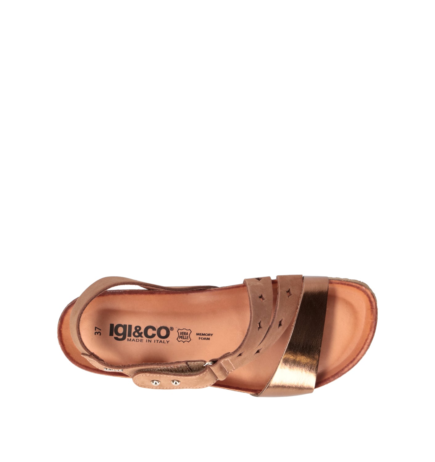 IGI&CO Sandalo donna marrone in nabuk