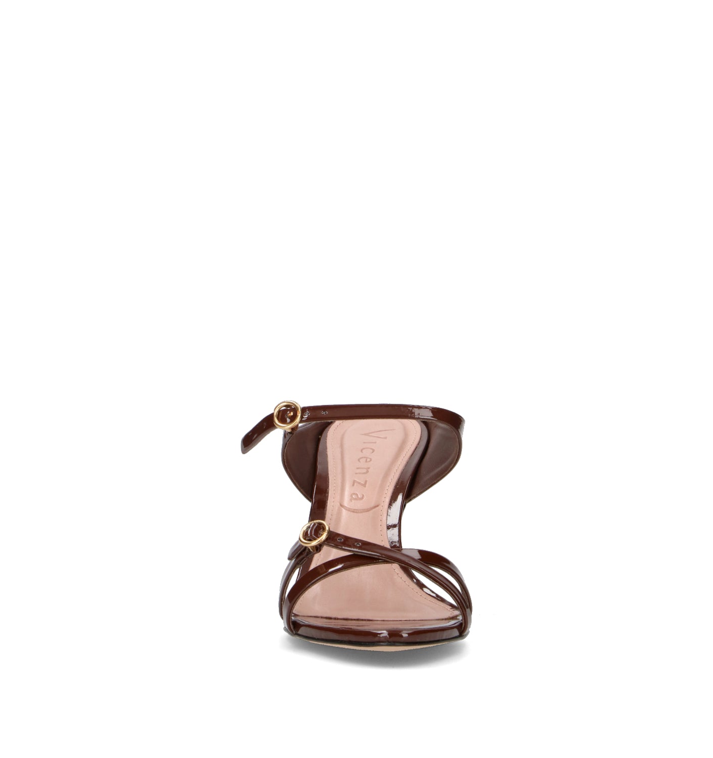 VICENZA Sandalo donna marrone in pelle