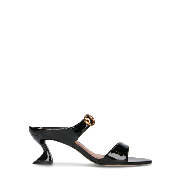 VICENZA Sandalo donna nero in pelle