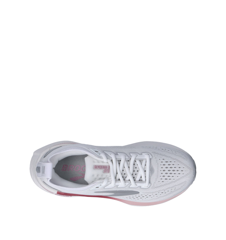 BROOKS GLYCERIN GTS 23 Scarpa running donna bianca