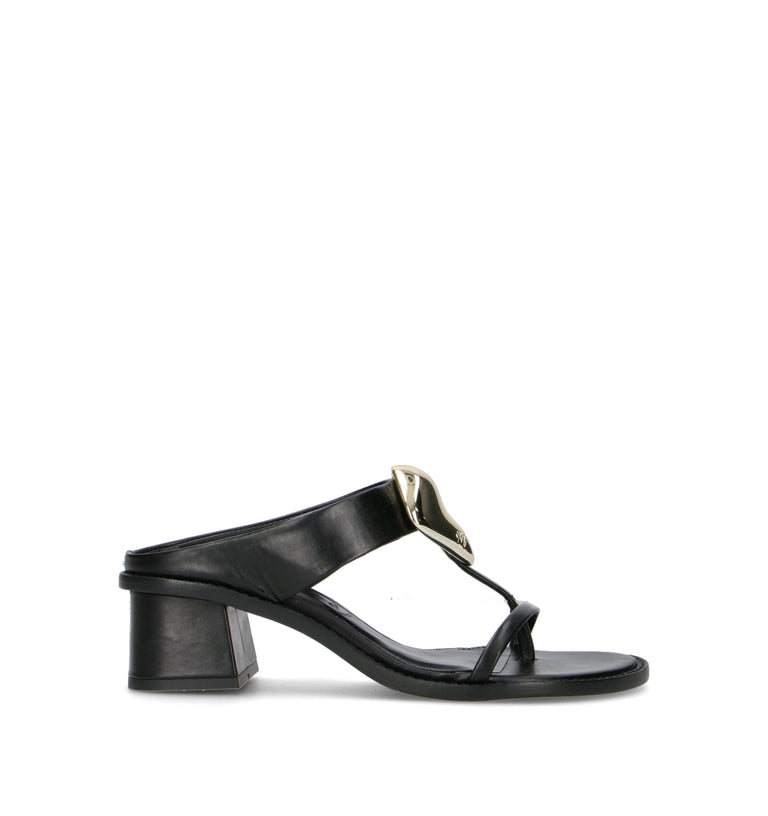 VICENZA Sandalo donna nero in pelle